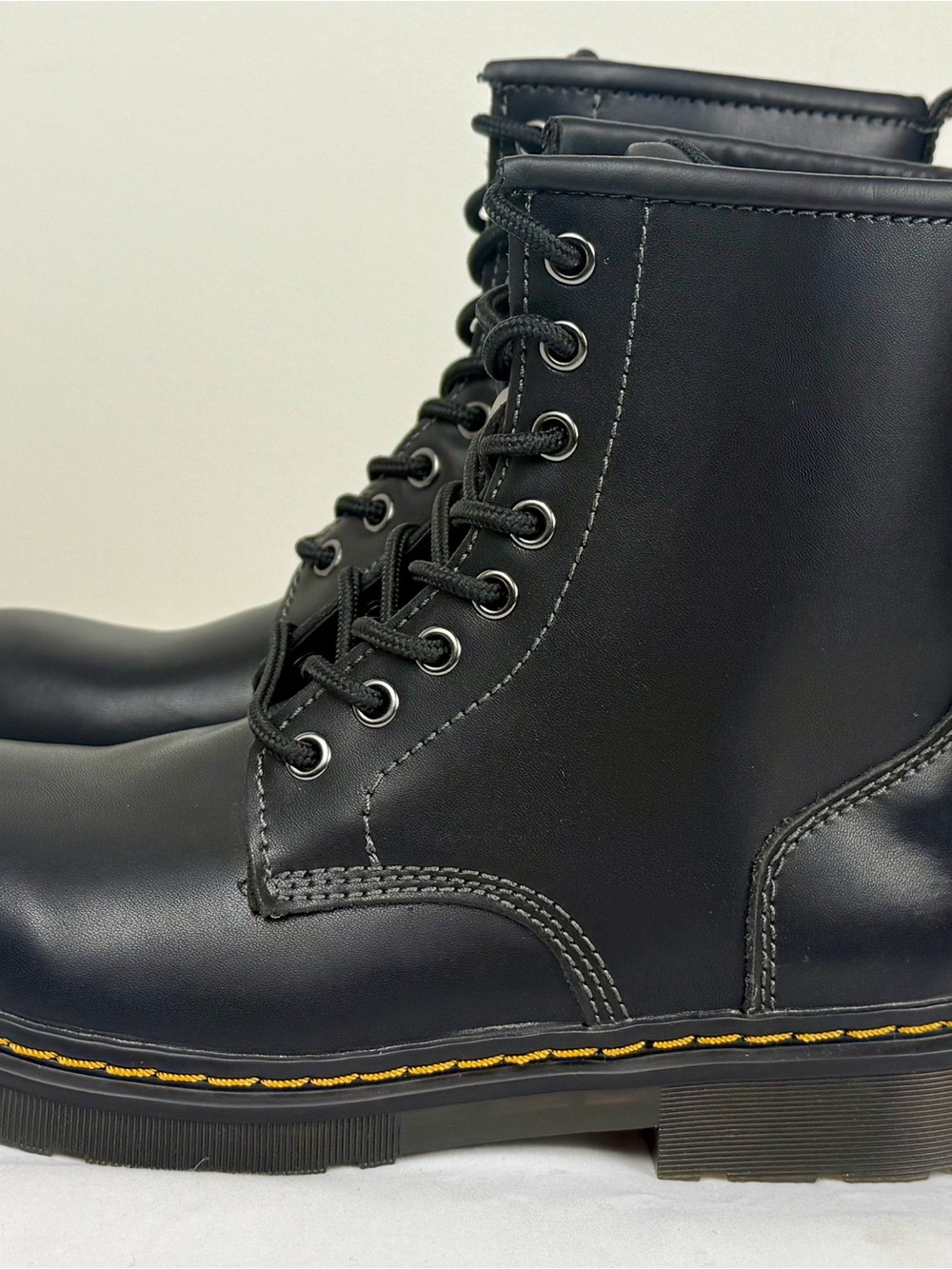 Prospector Black Combat Boots Women’s Size 9 New - Picture 3 of 6